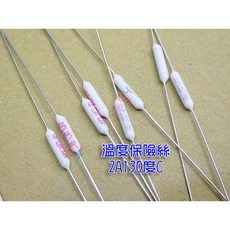 溫度保險絲2A 115度C/130度C 電風扇保險管 抽風扇空調馬達電機過熱保護 Fuse自動控制電機電料, 2A115度C,賣場最低消費99元不含運費, 1個