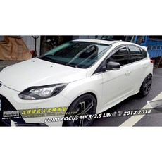 比德堡 崁入式晴雨窗 福特FORD NEW FOCUS MK3 2012-2018年專用 標準款LW系列, 1個, MK3 LW系列 全車四片
