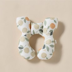 데이희 신생아목쿠션 카시트목베개 신생아베개, 레몬