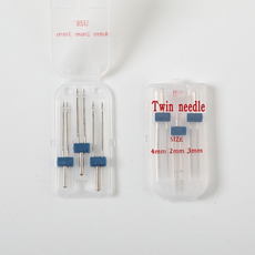 가정용 쌍침 트윈바늘세트 미싱바늘 쏘잉 옷만들기 가방 의류 부자재, 쌍침바늘3종 세트, 1개