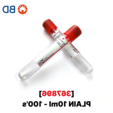 BD 진공채혈관 베큐테이너 vacutainer plain 10ml 100개 367896