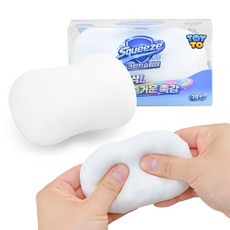 비누 크런치 슬랑이 스트레스볼 말랑이 슬라임 시퀴시 피젯토이, 1개, 98g 1개, 98g