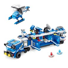 警察本部積木車8入組, 混色