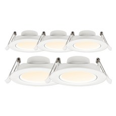 라인라이팅 LED 에코 COB타입 3인치 다운라이트 5w, 5개, 주백색(아이보리빛)