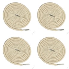 (4개세트) 140cm 원형 후드끈 바지끈 후드티 끈 츄리닝 허리끈 철팁 스트링 35색상, 연베이지, 1개
