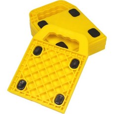 맥스홀 50940 RV 안정지지대 패드 – 내구성 강한 미끄럼 방지 캠퍼 레벨링 블록 자외선 차단 손잡이 포함 쌓을 수 있음 6.5인치 x 6.5인치 4개 묶음, 6.5" x 6.5" x 0.8"