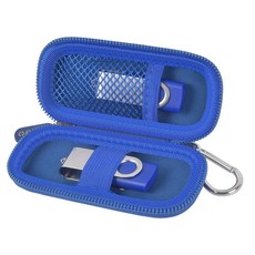 USB 메모리 SD 카드 정리 케이스, 블루, 1개