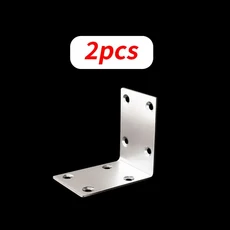 2pcs 자형 수리 가구 캐비닛 사용 선반에 코드 90도 코너 직각 의자 브래킷 패스너 테이블, L 2pcs