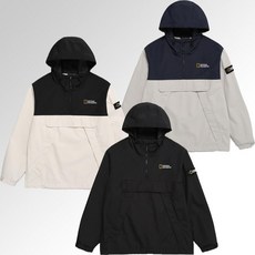 내셔널지오그래픽 MW N233UJP031 오거스틴 컬러블록 아노락 점퍼 (공용)