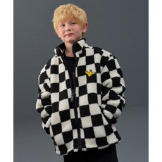 [국내매장정품] 마크곤잘레스 MARK GONZALES KIDS 마크 체커 하이넥 양털후리스-블랙 MG54JP01BK 175211