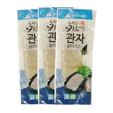 국내산 키조개 관자 슬라이스, 3개, 100g(6mm)