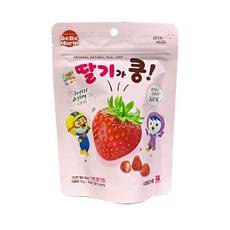 동결건조 천연 과일칩 뽀로로 딸기가 쿵 12g / 핑크퐁 순사과랑 15g - 10개