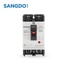 배선 차단기 SBC-52 NFB 산업용 5KA 20A 30A 40A 50A 상도 전기 통신, 1개, 상도 배선차단기(산업용) SBC-52 50A