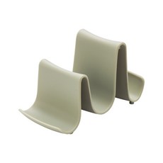 구디푸디 웨이브 조리도구 냄비뚜껑 받침대, 그린, 2개