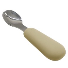 專業兒童學習湯匙 (副食品/兒童餐具), 象牙米,湯匙, 1個, 湯匙