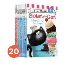 [이엔제이] 아이캔리드 스플랫 더 캣 20권 세트 I Can Read Splat The Cat 음원제공