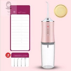 진심글로벌 전동치실 전동칫솔 구강세정기 휴대용, 1개, K28 프리미엄 체리블라썸핑크 [노즐4개포함], 기본 모델명/품번