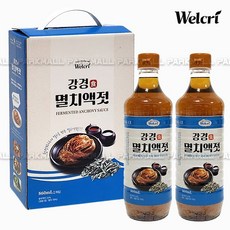웰크리 강경 멸치액젓 선물세트 860mlx2입 (깊은맛 액젓 감칠맛소스), 1, 860ml