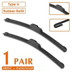 Toyota Auris Europe Touring Sports 2013-2018 용 자동차 와이퍼 블레이드 앞 유리 와이퍼 26 "+ 14" LHD RHD 자동차 액세서리, 4)RIGHT WHEEL DRIVER, Type A 2614