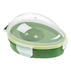 아보카도 보호기 홀더 재사용 가능한 아보카도 신선한 키퍼 아보카도 보관 상자 식품 신선 유지를 위한 아, 01 Green