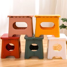 키밍 휴대용 폴딩 접이식 의자 스툴 캠핑 낚시 이동식, 레드, 대형_레드