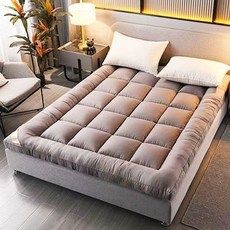 침대 토퍼 100x200cm 웜매트 접이식 요매트, 두꺼운 3D 업그레이드 그레이