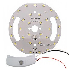 원형 센서 모듈 15W 컨버터포함 LED 현관등, 백색, 1개