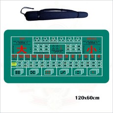 텍사스 홀덤 포커 판 테이블 매트 사각 홈포커 A02, 크기 식보 1.2x0.6m, 단일사이즈, 1개