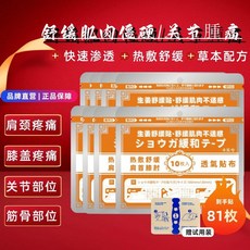 온감 패치 생강 수딩 근육 어깨와 목 허리 등 피로 전신 공용 제품