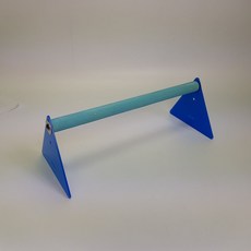 앵무새 발톱갈이 스탠드 횃대 테이블 탁상용 애완조 버드 스탠드, 1개, 블루