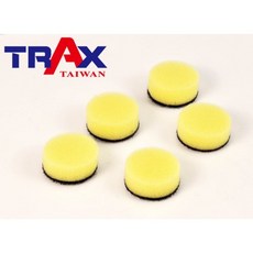 TRAX工具小舖 30mmx10mm 黃色拋光海綿 研磨除紋拋光打蠟海綿 (ARX-1105DS 點磨機), 1個