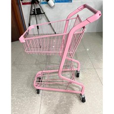 網球車 網球乒乓球教練車收納筐大容量推車 61*40*91cm, 双层标配 —粉色 PCV轮 (65*46, 双层标配 —粉色 PCV轮