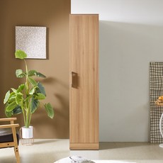 솜씨방가구 라온 친환경 E0 400 틈새옷장(선반장형), 오크