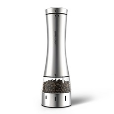 마리슈타이거 프라임 전동 스테인레스 페퍼밀 소금 후추 그라인더, 1개