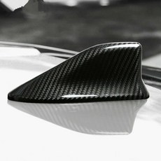 黑色 真乾碳纖維 車頂鯊魚鰭 天線蓋 覆蓋式黏貼 適用 19-22 Avalon 16-23 Tacoma, 1個