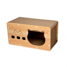 [행복사이소]스크래쳐 하우스 사각 반려묘집 펫가구, 1개, 상세페이지 참조