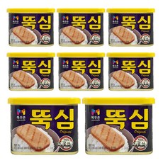 맛있는 통조림 햄 뚝심 300g, 8개