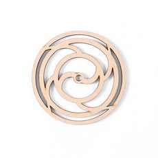 장난감 나무팽이 만들기 세트 팽이만들기 민속 전통 놀이, 원형태극