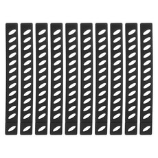 uxcell 30개입 나이프가드 날끝 보호대 플라스틱 소재 나이프 커버 슬리브 유니버설 블레이드 커버 주방용 나이프 시스 검정