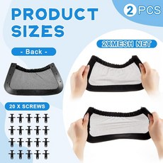 BBTO UTV 후면 등받이 보관 네트 카고 백 오거나이저 시트 메시 포켓 #715003019와 호환 가능, BBTO UTV 후면 등받이 보관 네트 카고 백 오거나