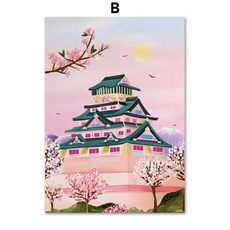마이애미 플로리다 오사카 코벤트 가든 여행 벽 예술 캔버스 회화 북유럽 포스터 인쇄 거실 장식 그림, A. 20X30 no frame