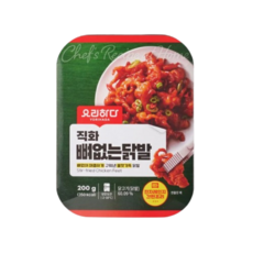 요리하다 직화 뼈없는닭발, 1개, 200g
