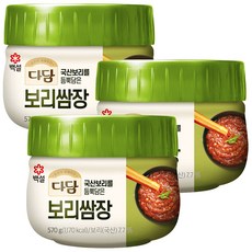 [제일제당] [CJ] 다담 보리쌈장 570G, 3개