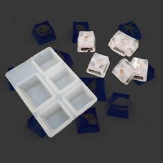 클래식한 키캡 3522 실리콘 몰드 키캡 3522 모양 레진아트 DIY 쪼만한마을