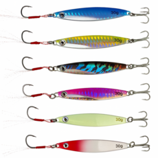 로로 메탈지그 6개세트(삼치 고등어 방어 부시리), 1개, 6개입