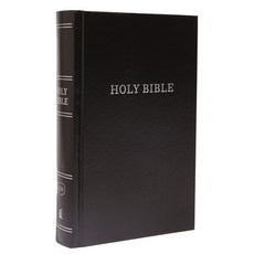 (영문도서) KJV Pew Bible Large Print Hardcover Black Red Letter Edition Hardcover, Thomas Nelson, English, 9780718096793