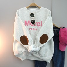 달콩 여성 빅사이즈 기모맨투맨 겨울티 발포메르시빵떡맨투맨(기모)