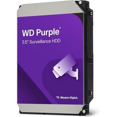 Western Digital 4TB WD Purple Surveillance 내장 하드 드라이브 HDD - SATA 6Gb/s 128MB 캐시 3.5인치 WD44PURZ
