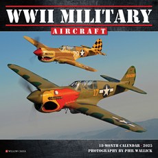 (영문도서)WWII Military Aircraft 2026 7 X 7 Mini Wall Calendar Spiral, Willow Creek Press Calendars, English, 9781549253850
