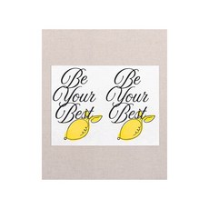 퀼트스타 유얼 베스트 종이전사지, 1개, 레몬